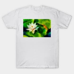 Water Lily and Leaves T-Shirt